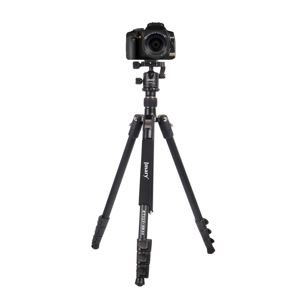 Jmary KT3255NB30 3 Kademeli 164.5cm Fonksiyonel Ayrılabilir Monopod Tasarım Başlıklı Tripod Siyah