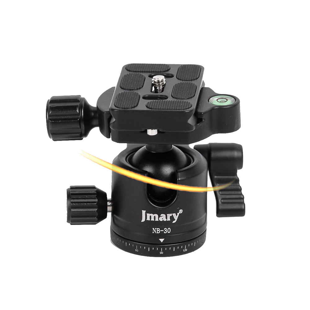 Jmary KT3255NB30 3 Kademeli 164.5cm Fonksiyonel Ayrılabilir Monopod Tasarım Başlıklı Tripod Siyah