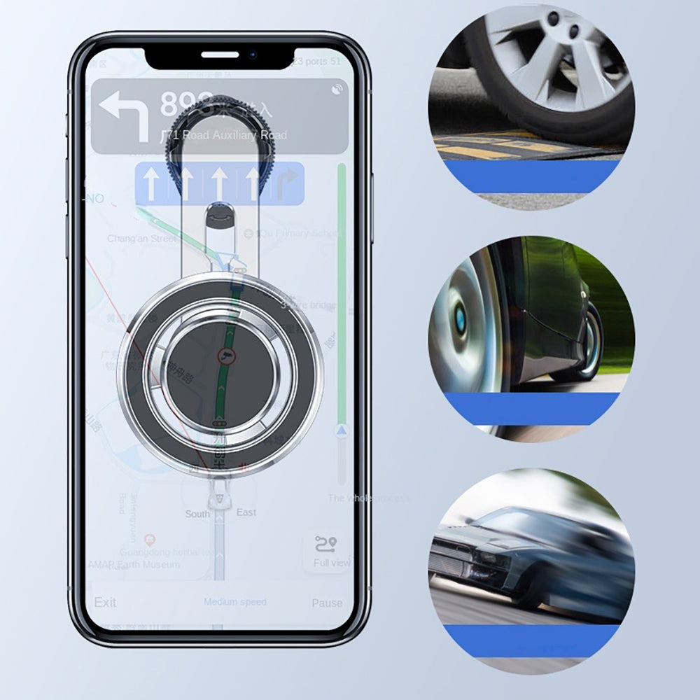 Jmary MH-78 Havalandırma Tasarımlı Magnetik Araç Telefon Tutucu Siyah