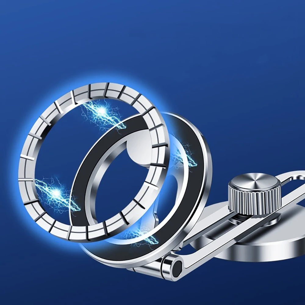 Jmary MH-80 Oynar Başlıklı Düz Zemin Araç Telefon Tutucu Gümüş