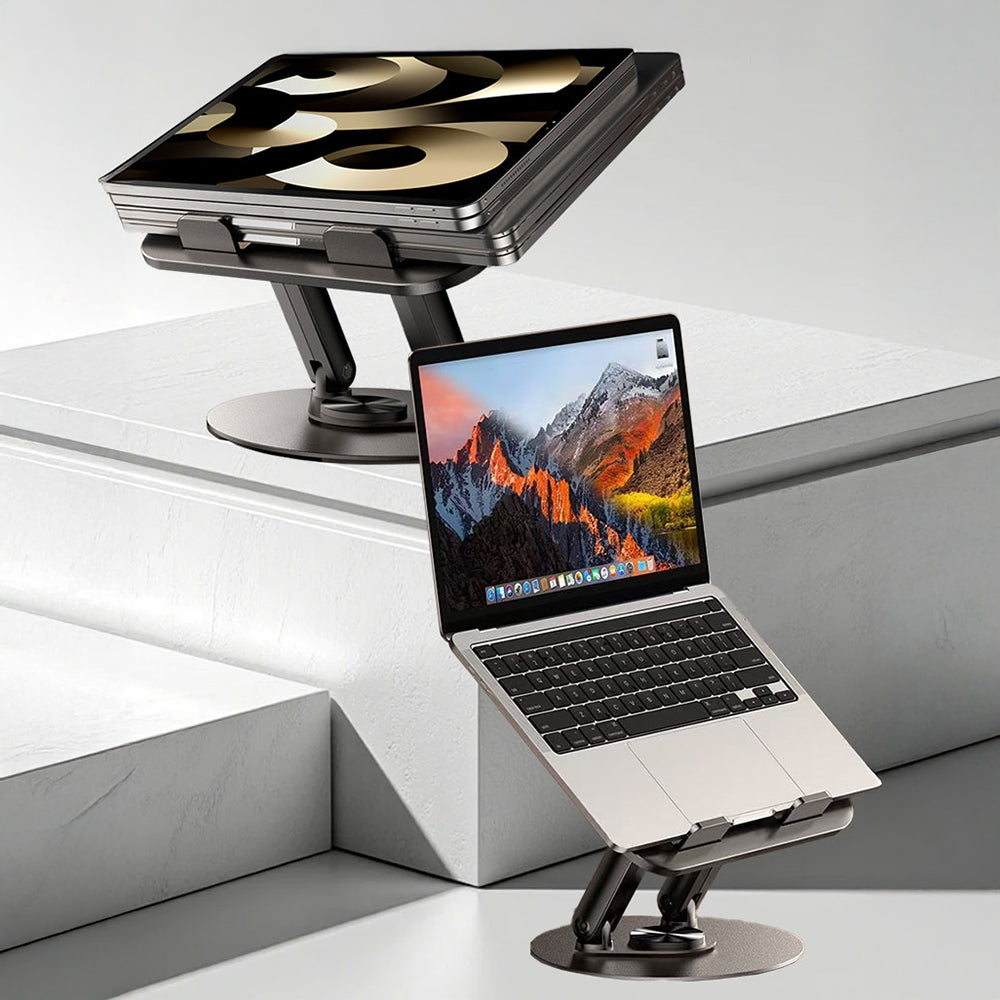 Jmary MK-85 360 Derece Ayarlanabilir Çok Fonksiyonlu Macbook Notebook Standı Siyah