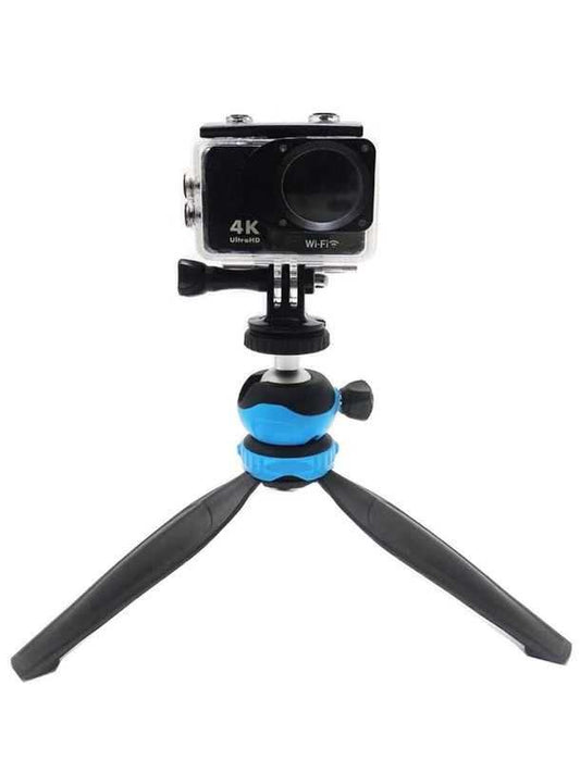 Jmary MT-20 Tripod 360 Derece Oynar Başlıklı Çok Yönlü Kısa Telefon Sabitleyici 16 cm Mavi
