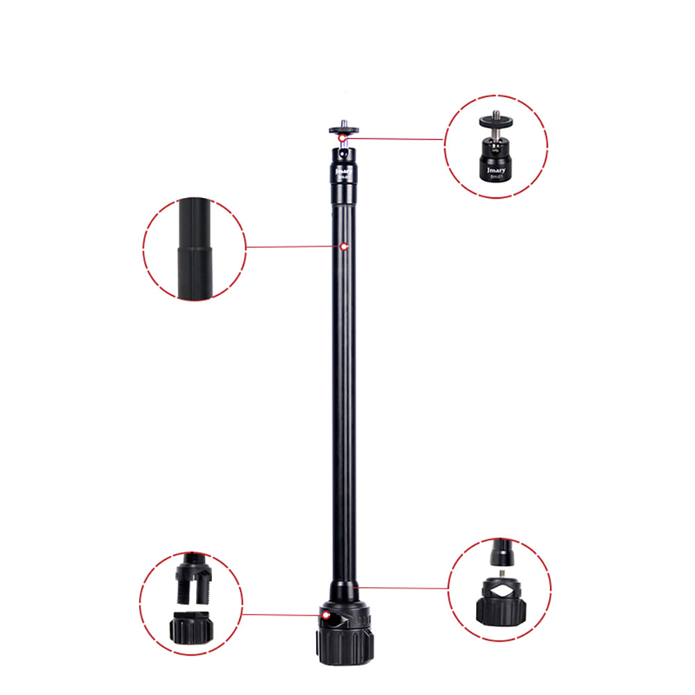 Jmary MT-21 Kamera Sabitleme Uzatma Kolu Aparatı Siyah