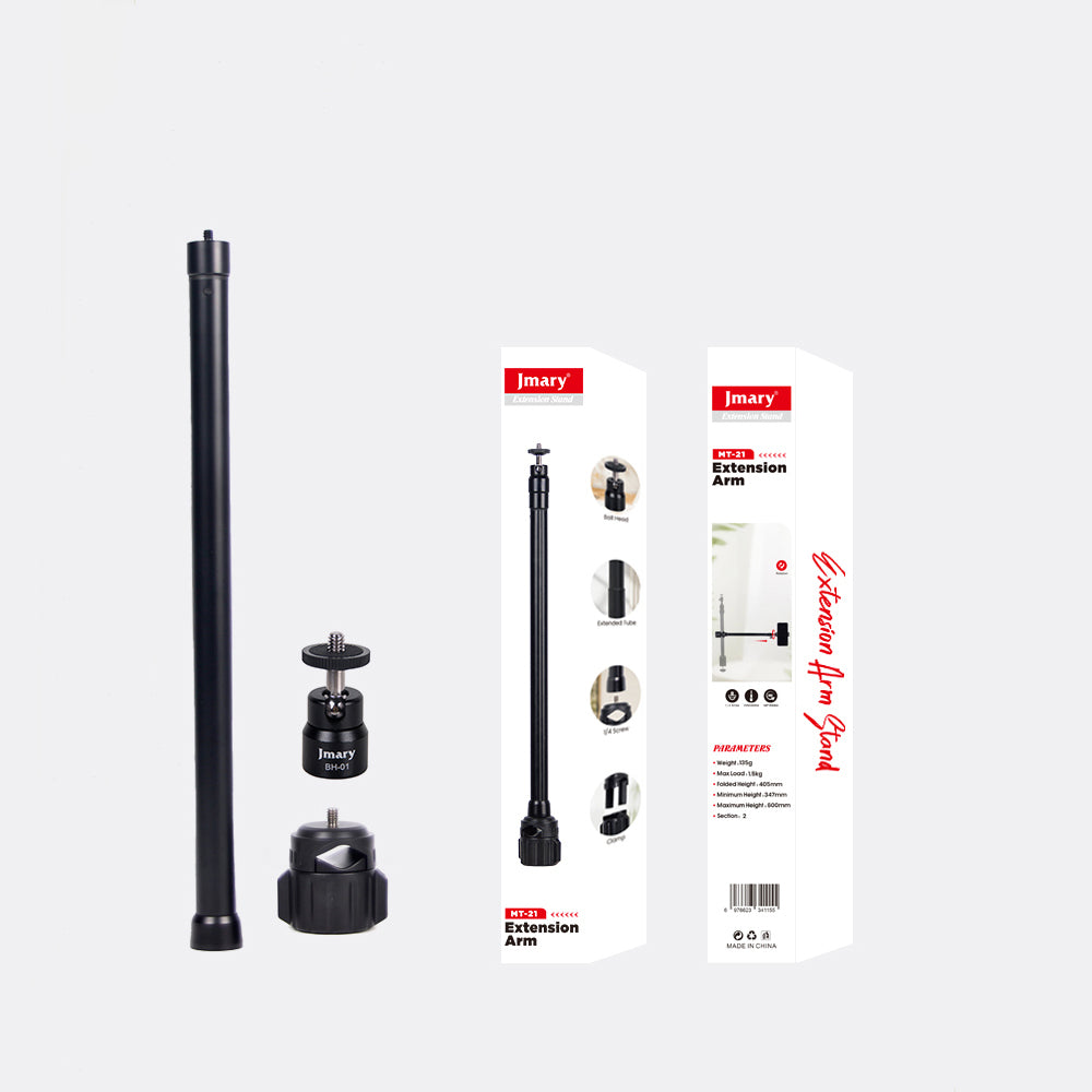 Jmary MT-21 Kamera Sabitleme Uzatma Kolu Aparatı Siyah