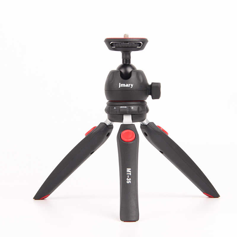 Jmary MT-35 Tripod 360 Derece Oynar Başlıklı Çok Yönlü Kısa Telefon Sabitleyici Siyah
