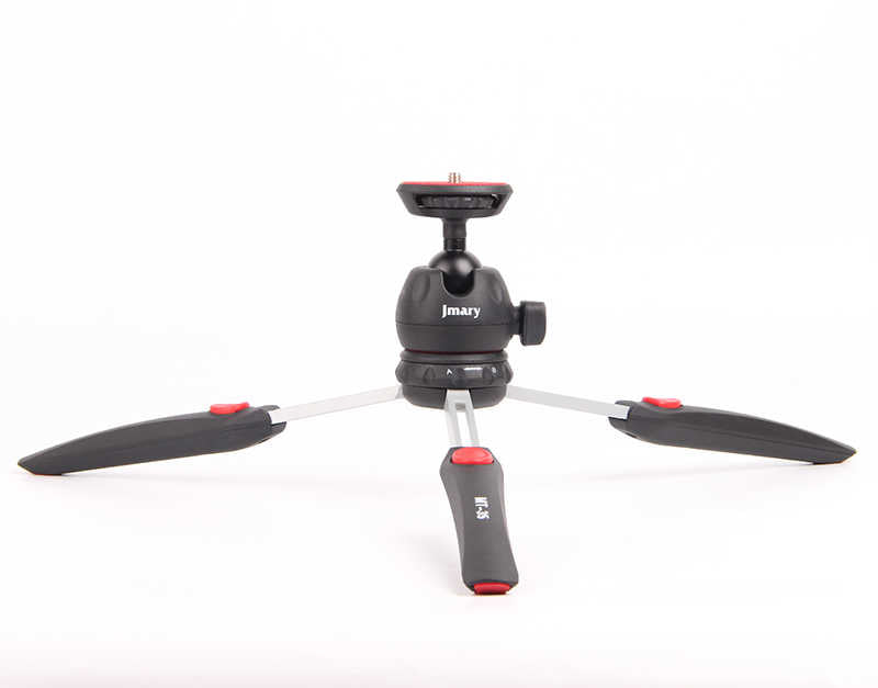 Jmary MT-35 Tripod 360 Derece Oynar Başlıklı Çok Yönlü Kısa Telefon Sabitleyici Siyah