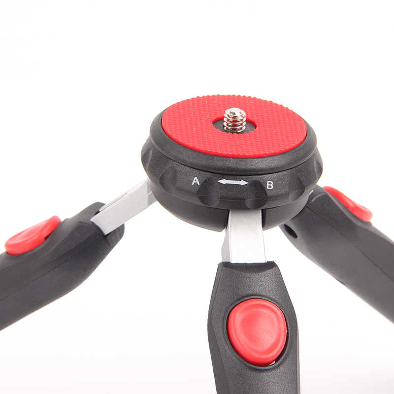 Jmary MT-35 Tripod 360 Derece Oynar Başlıklı Çok Yönlü Kısa Telefon Sabitleyici Siyah