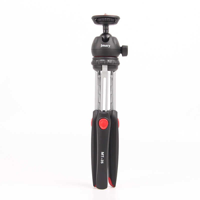 Jmary MT-35 Tripod 360 Derece Oynar Başlıklı Çok Yönlü Kısa Telefon Sabitleyici Siyah