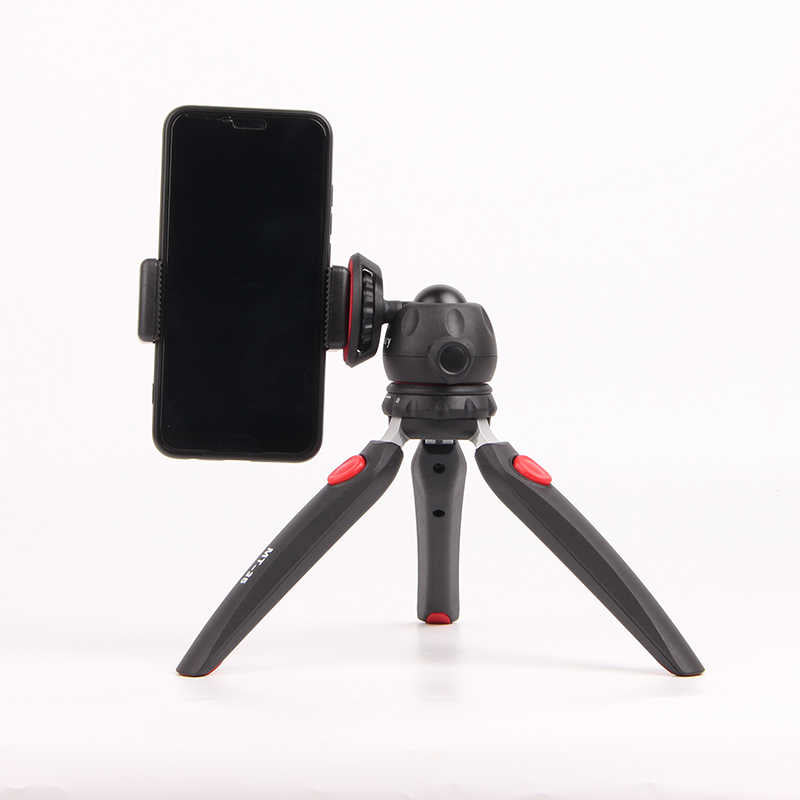 Jmary MT-35 Tripod 360 Derece Oynar Başlıklı Çok Yönlü Kısa Telefon Sabitleyici Siyah