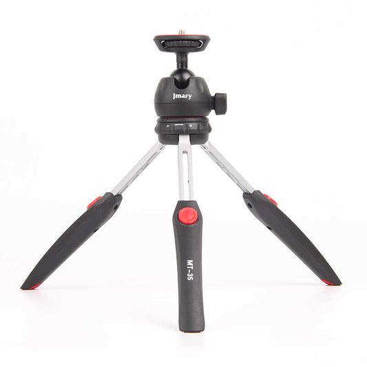 Jmary MT-35 Tripod 360 Derece Oynar Başlıklı Çok Yönlü Kısa Telefon Sabitleyici Siyah