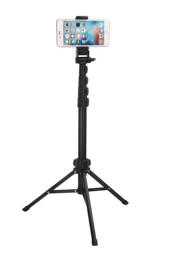Jmary MT-36 Tripod 171 cm 360 Derece Dönebilen Başlık 4 Kademeli Yükselik Ayarı Siyah