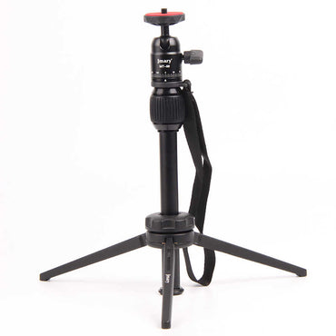 Jmary MT-68 Profesyonel Tripod 360 Derece Dönebilen Başlık 2 Kademeli Yükseklik 39.5 cm Siyah
