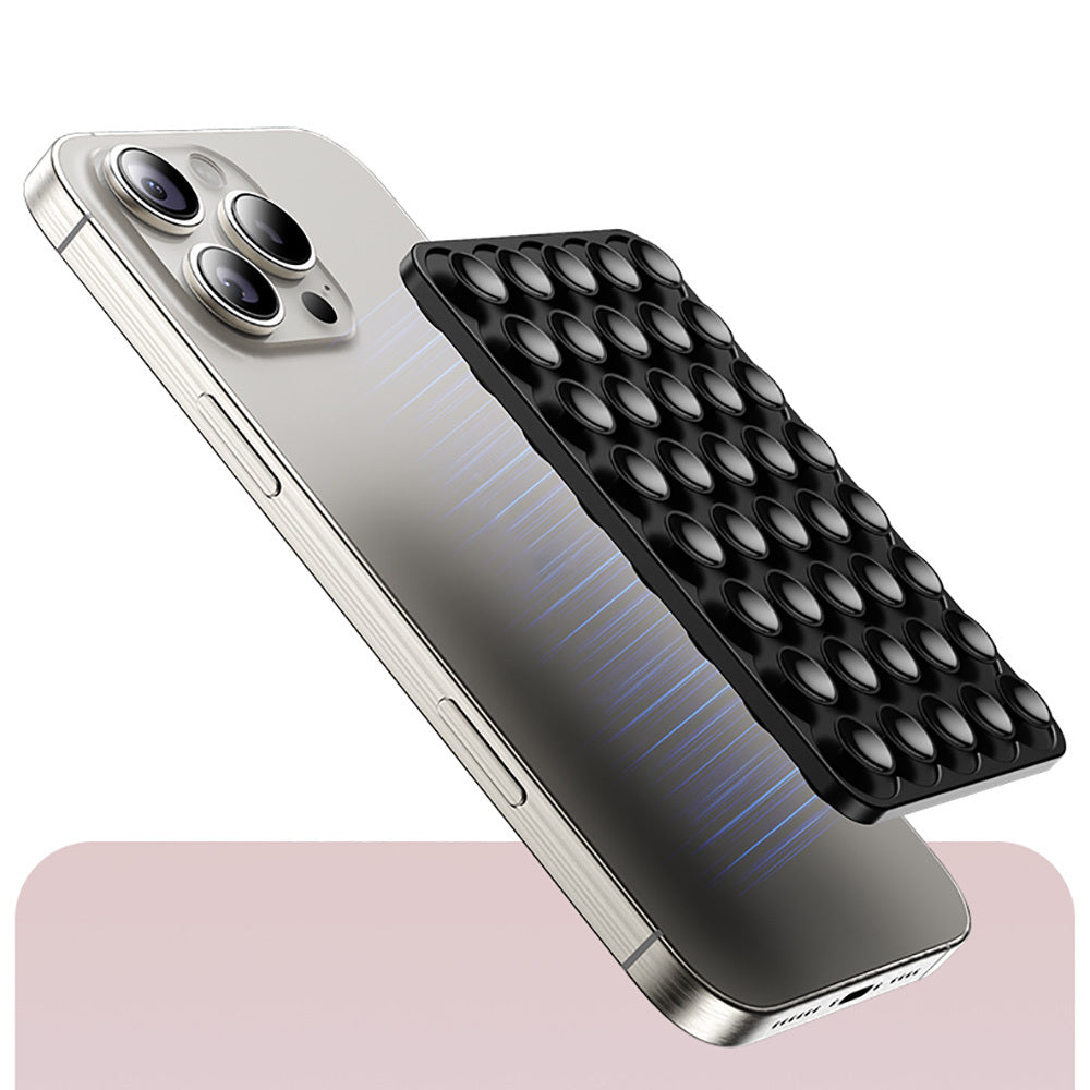 Square Kiss 01 Silicone Phone Holder Light Purple