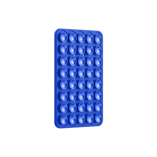 Square Kiss 01 Silicone Phone Holder Blue