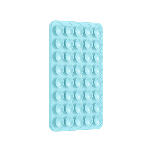 Square Kiss 01 Silicone Phone Holder Turquoise