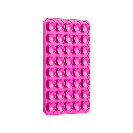 Square Kiss 01 Silicone Phone Holder Light Pink