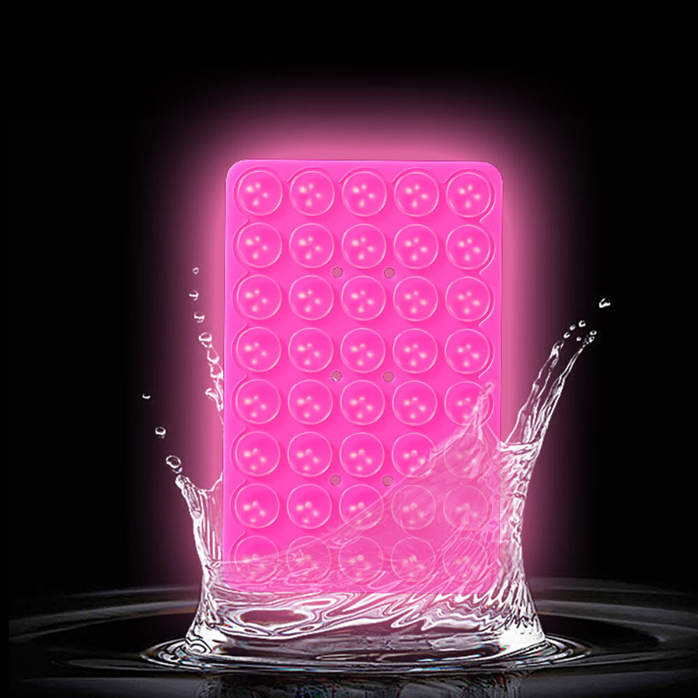Square Kiss 02 Phosphorescent Silicone Phone Holder Green