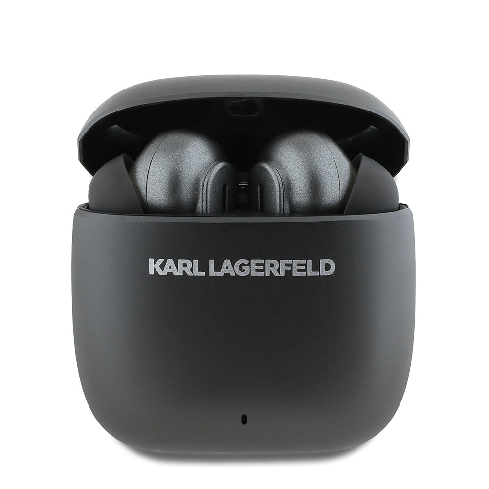 Karl Lagerfeld Original Licensed ANC/ENC Featured Printed Logo Bluetooth Headphones v5.4 Black