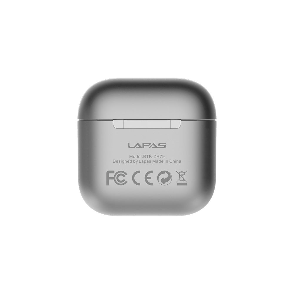 Lapas BTK-ZR79 TWS In-Ear Bluetooth v5.3 Headphones Silver