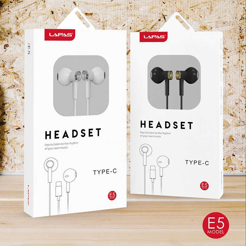 Lapas E5 Type-C Headphones Black