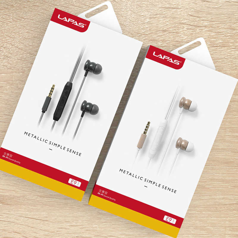 Lapas E9 3.5mm Headphones Gold