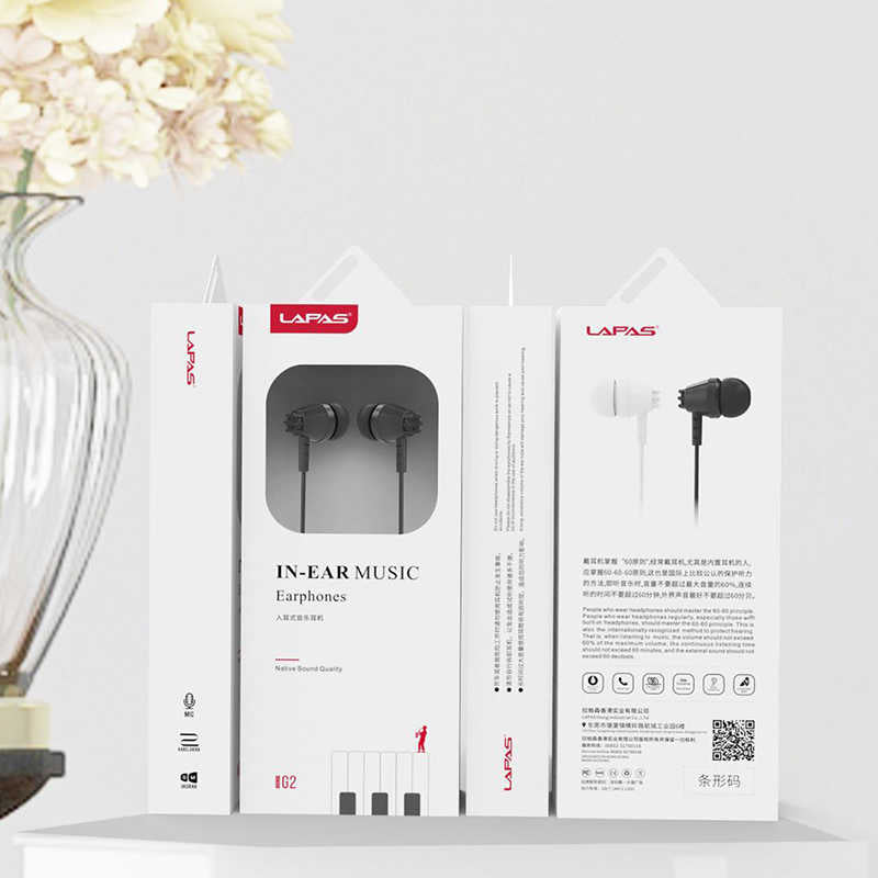 Lapas G2 3.5mm Headphones Black