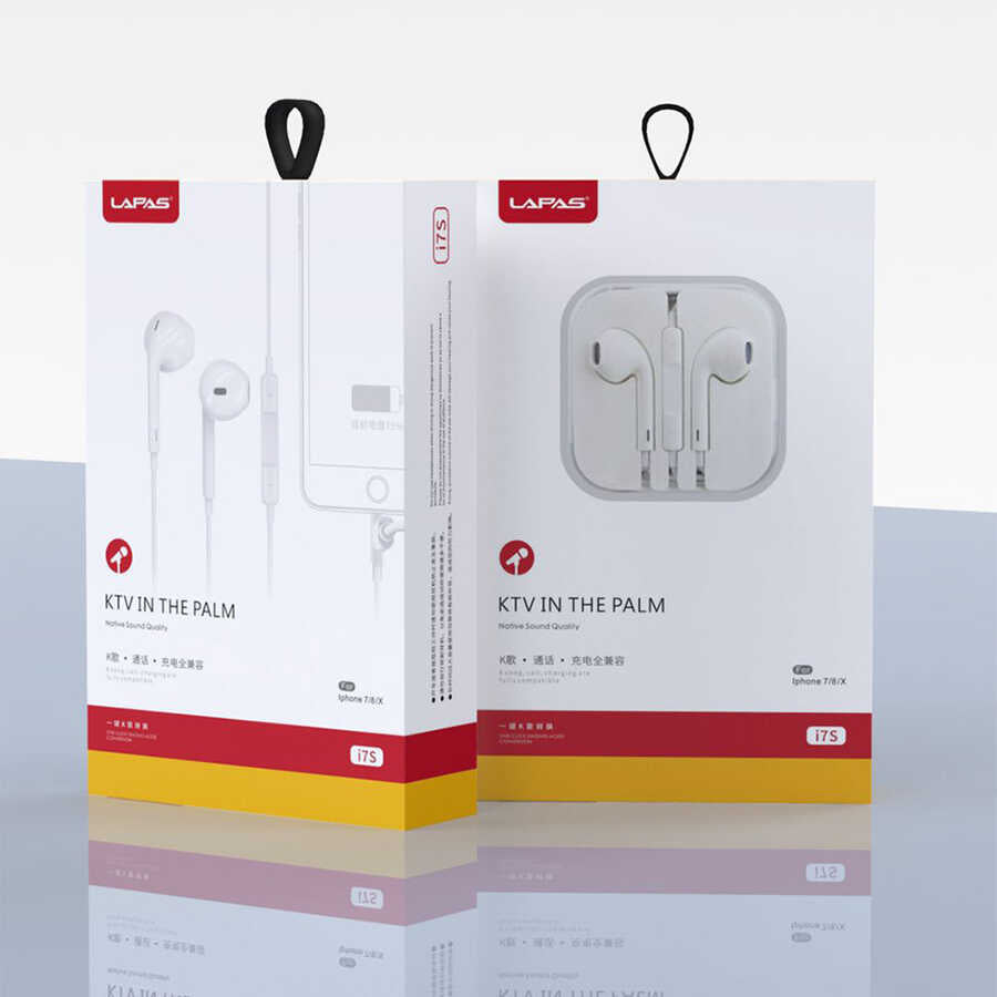 Lapas i7s Lightning Headphones White