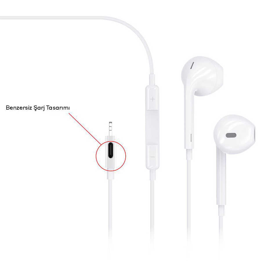 Lapas i7s Lightning Headphones White