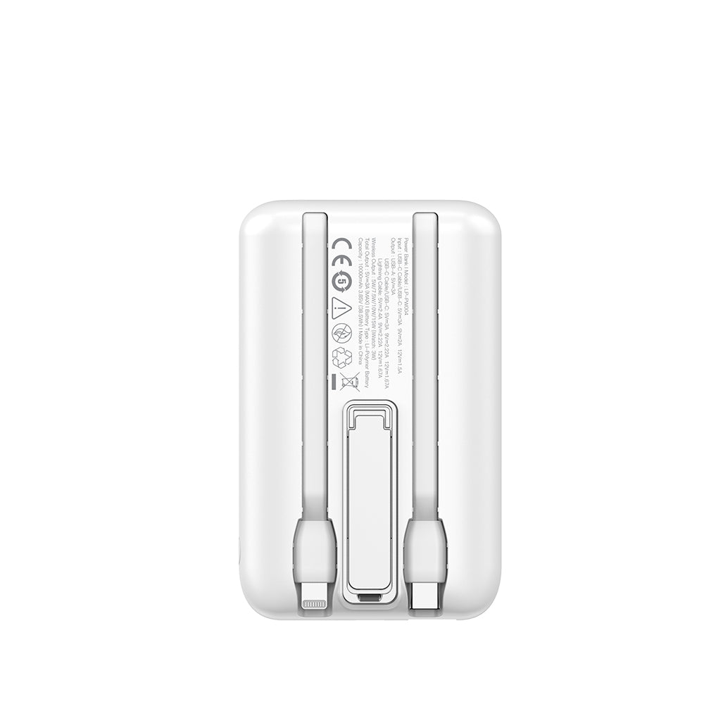 Lapas LP-PW004 Akıllı Saat Kablosuz Şarj Özellikli Wireless Powerbank 10000mAh 15W Siyah