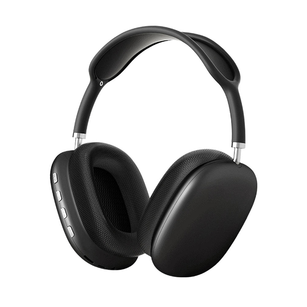 Lapas P10 Hi-Fi Sound Quality Adjustable and Foldable Over-Ear Bluetooth Headphones Black
