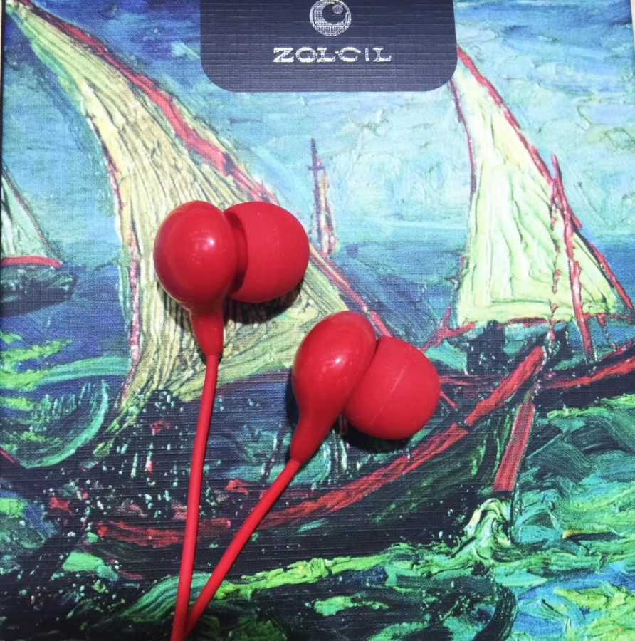 Zolcil Z1 3.5mm MP3 Stereo Headphones Red