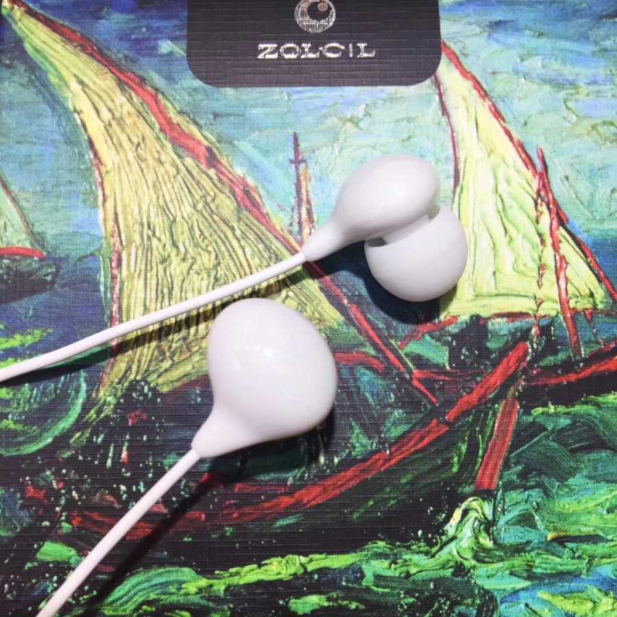 Zolcil Z1 3.5mm MP3 Stereo Headphones White