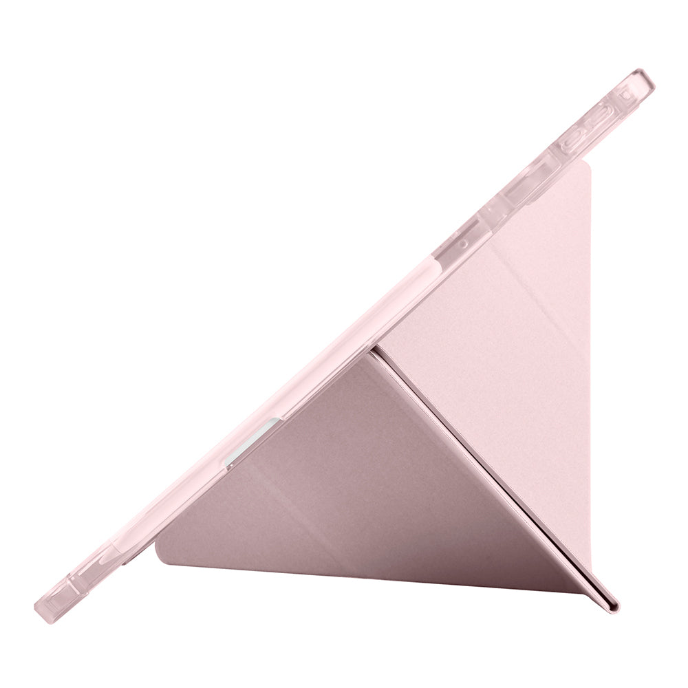 Lenovo Idea Tab Pro 12.7 TB-373FU Case Zore Tri Folding Stand Case with Pen Compartment Lilac