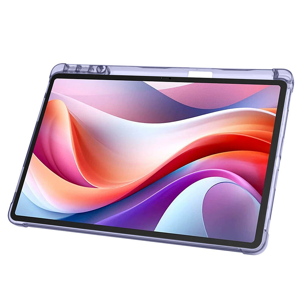 Lenovo M11 TB-330FU Case Zore Tri Folding Pen Compartment Stand Case Navy Blue