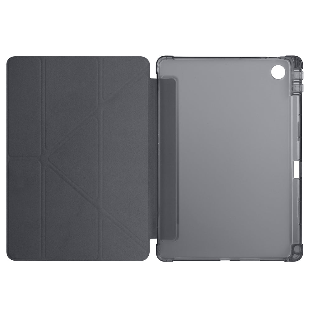 Lenovo Tab TB-311FU Case Zore Tri Folding Stand Case with Pen Compartment Lilac