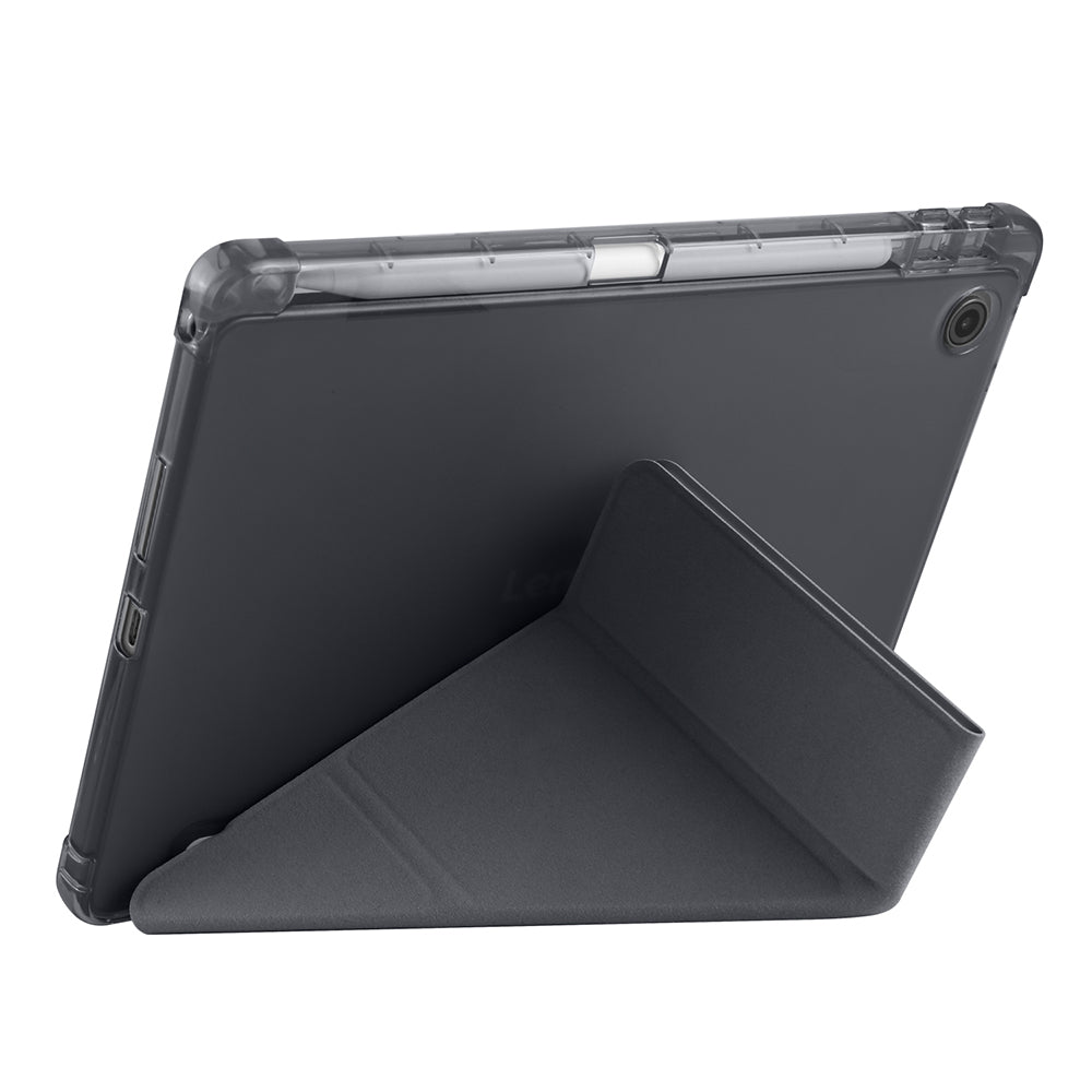 Lenovo Tab TB-311FU Case Zore Tri Folding Stand Case with Pen Compartment Navy Blue