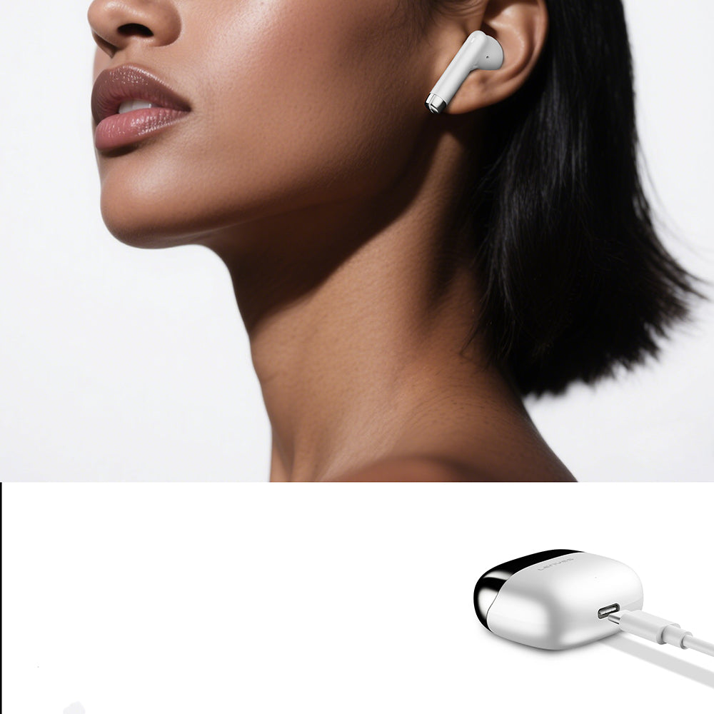 Lenyes Air 102 TWS Kulak İçi Bluetooth v5.4 Kulaklık Beyaz