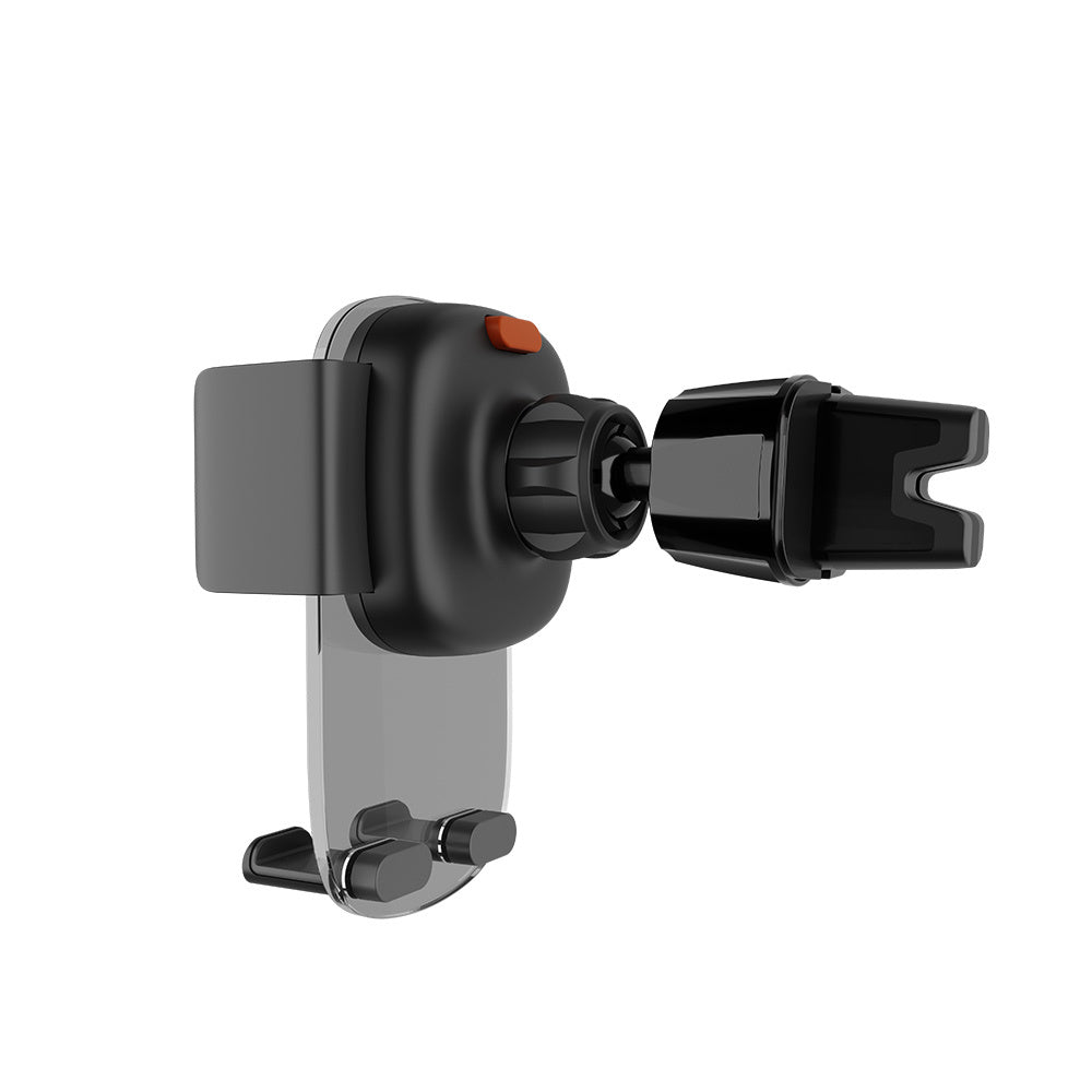 Lenyes CR143 360 Degree Rotating Ventilation Design Car Phone Holder Black