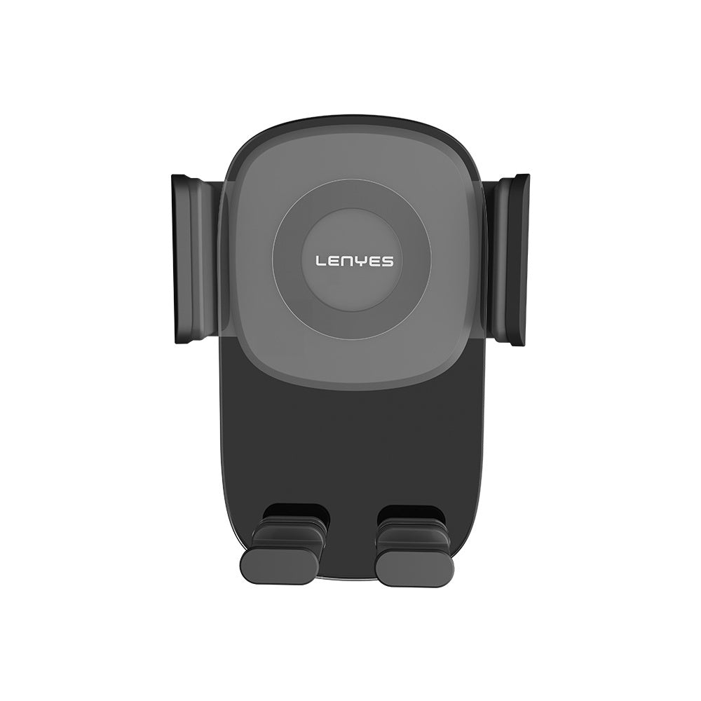 Lenyes CR143 360 Degree Rotating Ventilation Design Car Phone Holder Black