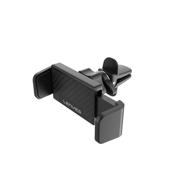 Lenyes CR144 360° Rotating Ventilation Design Car Phone Holder Black