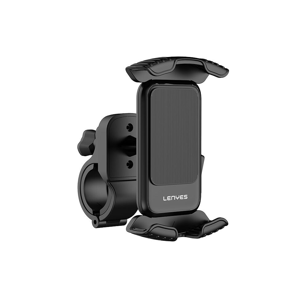 Lenyes CR157 360° Rotatable Adjustable Motorcycle and Bicycle Phone Holder Black