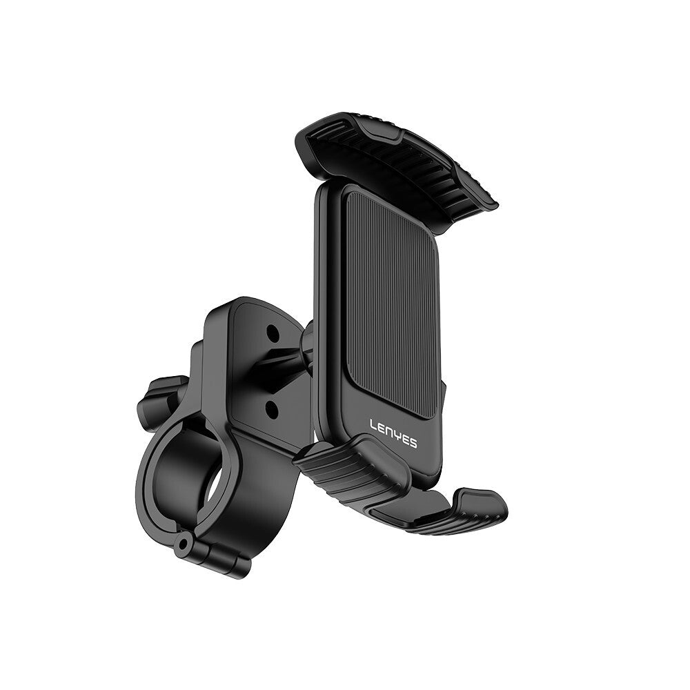Lenyes CR157 360° Rotatable Adjustable Motorcycle and Bicycle Phone Holder Black