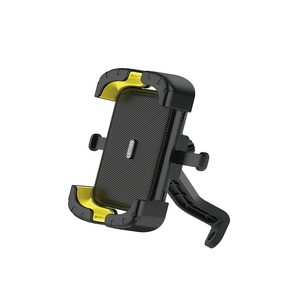 Lenyes CR170 Anti-Shake 360 Degree Adjustable Bicycle and Motorcycle Phone Holder Black