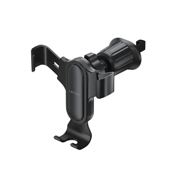 Lenyes CR181 360 Degree Rotating Ventilation Design Car Phone Holder Black