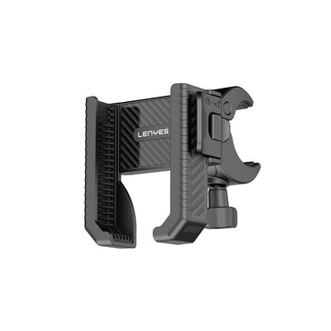 Lenyes CR182 360 Degree Adjustable Double Lock Bike and Motorcycle Phone Holder Black