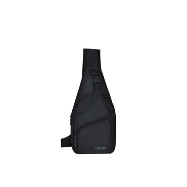 Lenyes LB526 Urus Series Waterproof Polyester Fabric Adjustable Shoulder Strap Crossbody Bag Black