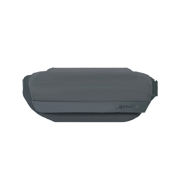 Lenyes LB573 Creator Serisi Su Geçirmez Polyester Kumaş Ayarlanabilir Askılı Bel Çantası Gri