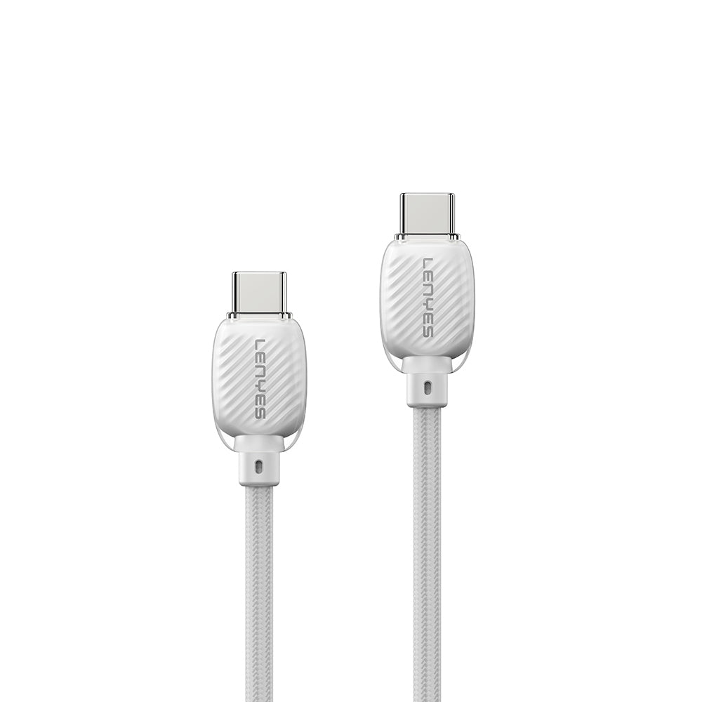 Lenyes LC536 Type-C to Type-C PD Örgü Tasarımlı Hızlı Şarj Özellikli Data ve Şarj Kablosu 60W 1M