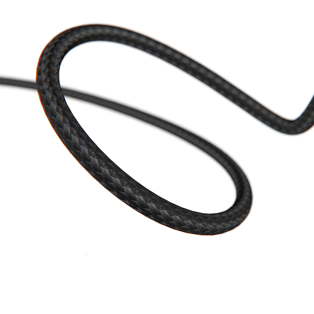 Lenyes LC546 Type-C to Lightning Örgü Tasarımlı Hızlı Şarj Özellikli Data ve Şarj Kablosu 27W 1M Siyah