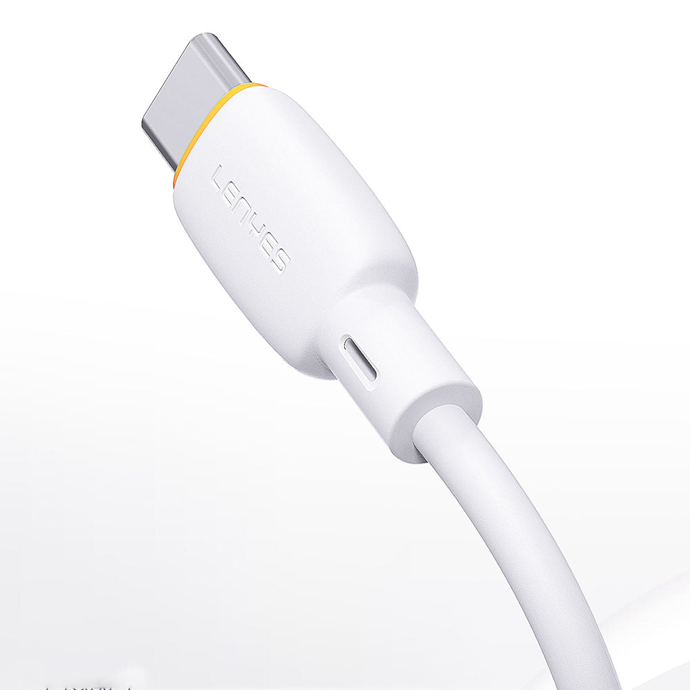 Lenyes LC548-TC-TC Type-C to Type-C Fast Charging PD Data and Charging Cable 60W 1M White